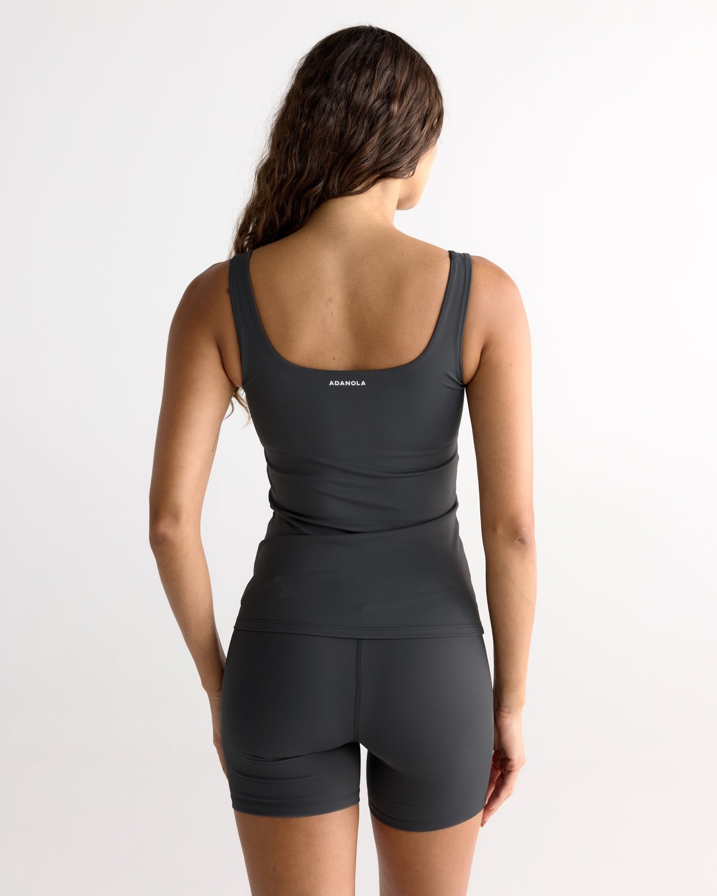 Ultimate Square Neck Top - Graphite Grey