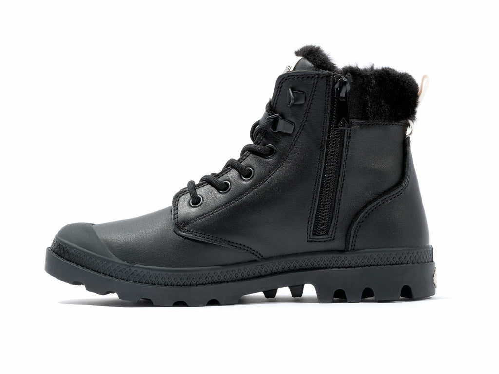 PAMPA HI SNOW WARM BLACK - Palladium