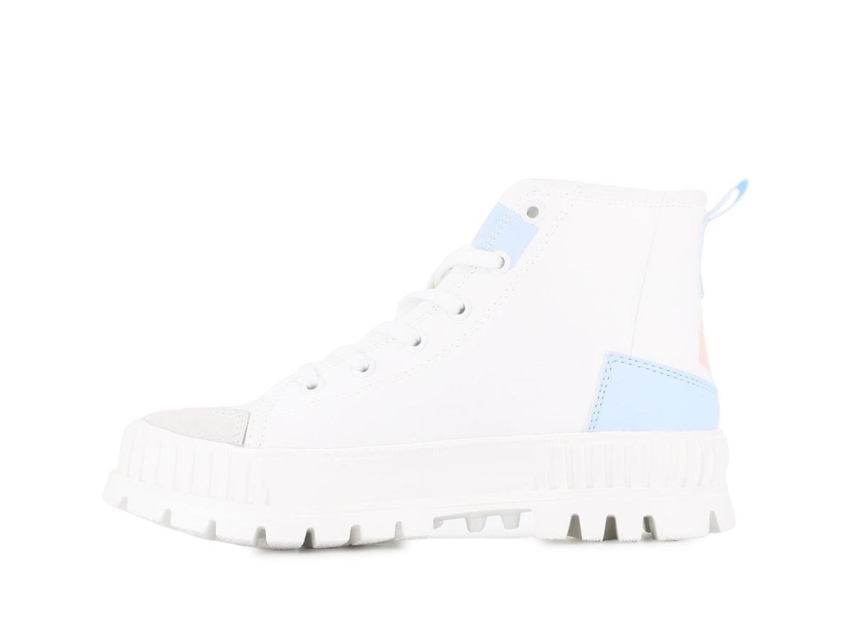 PALLASHOCK BACKZIP 2 STAR WHITE - Palladium
