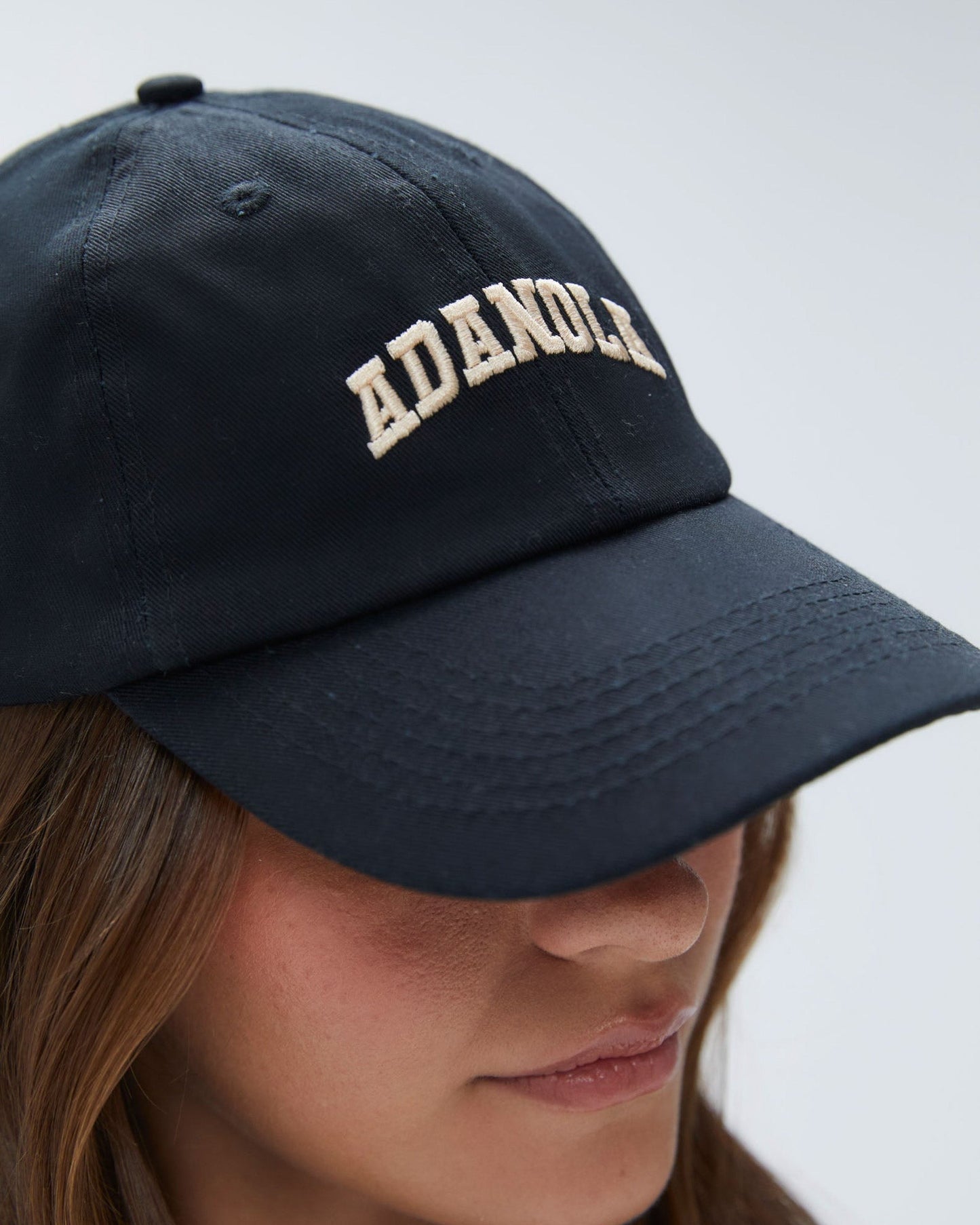 Varsity Cap - Black/Nude