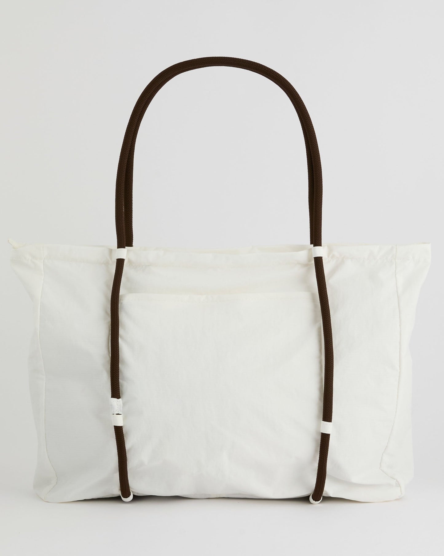 Large Rope Ripstop Bag - Marshmallow White/Coffee Bean