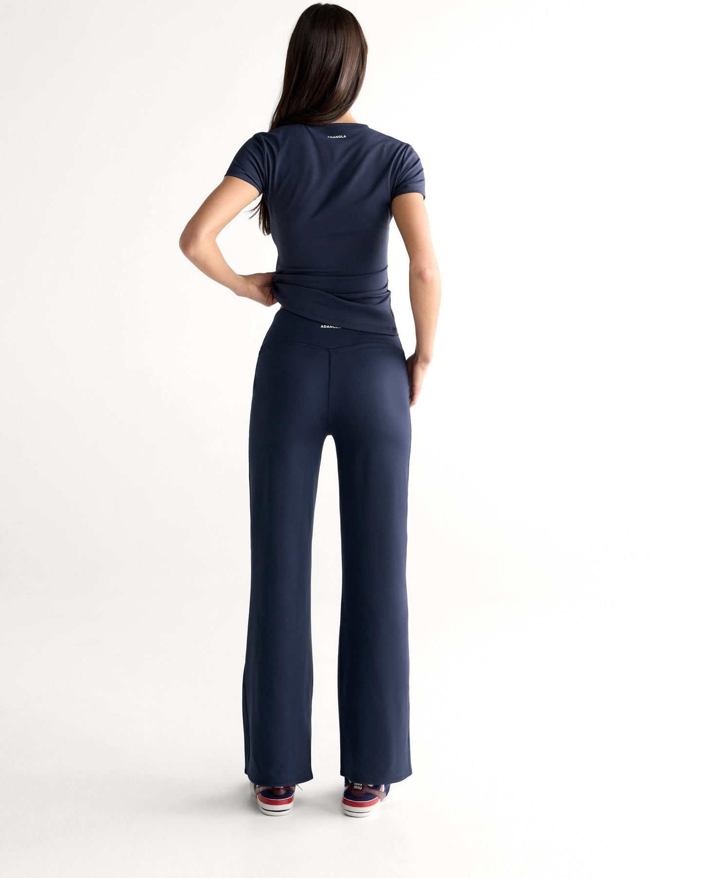 Wrap Yoga Pant - Navy Blue