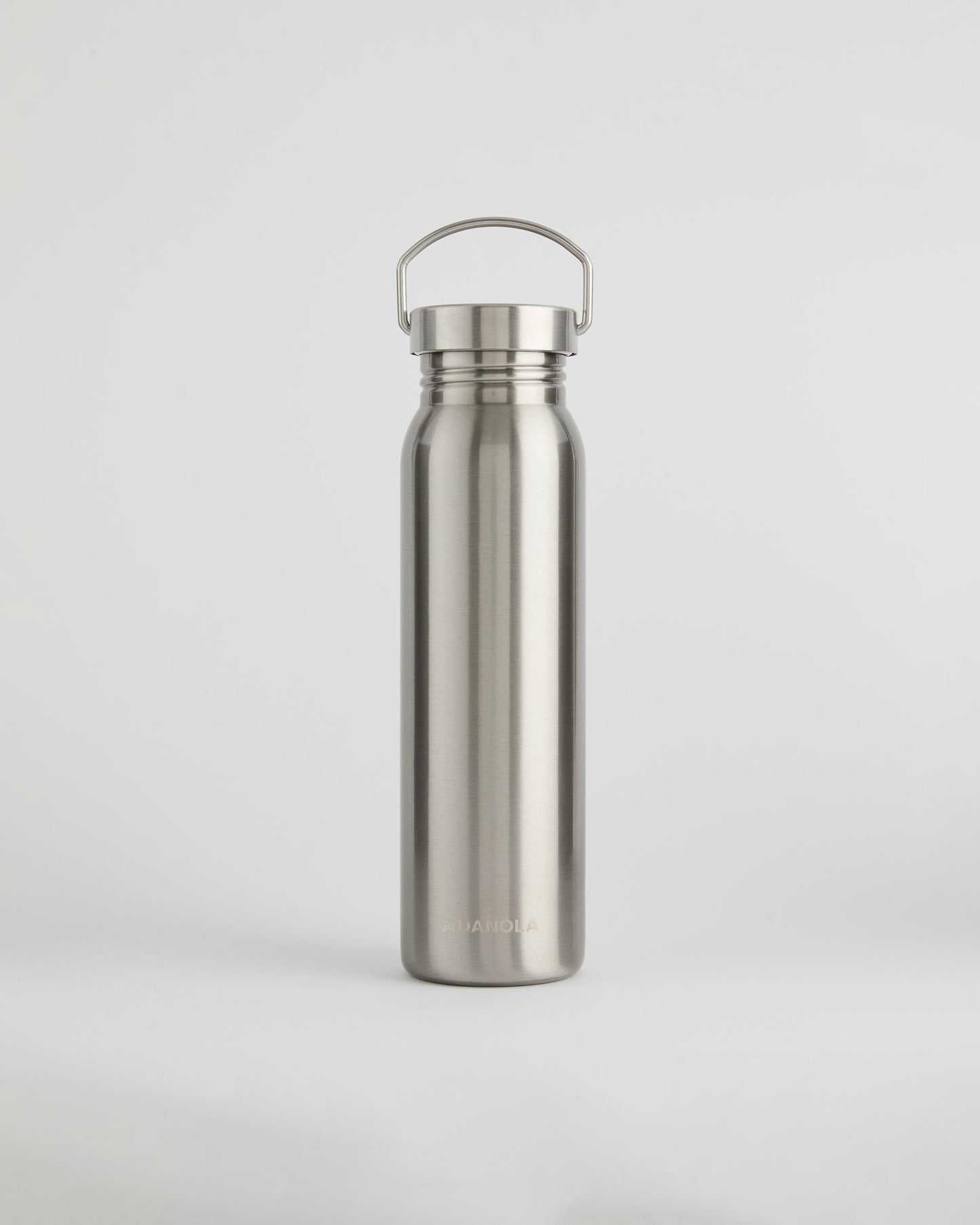 Stainless Steel 750ml Water Bottle - Silver
