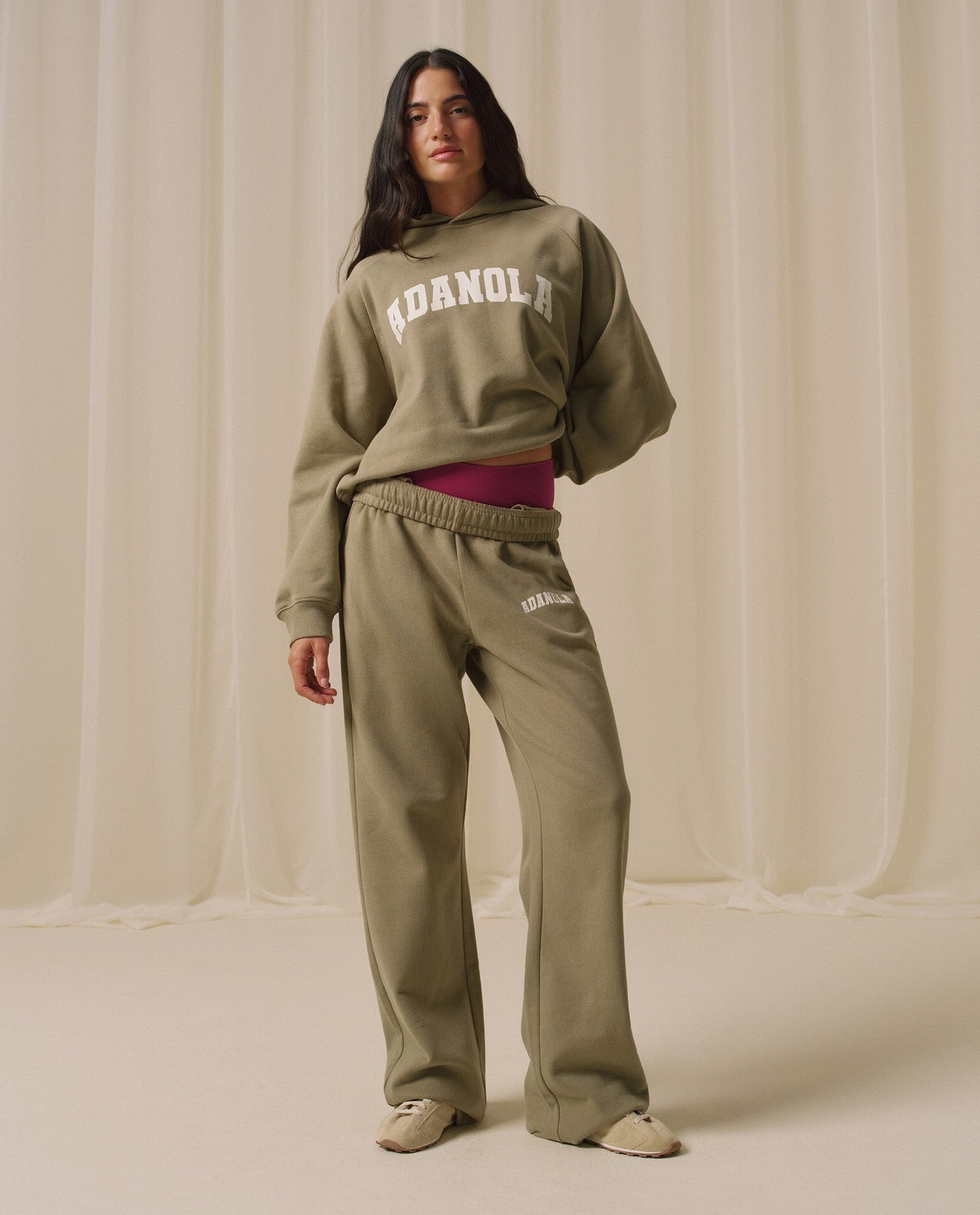 Varsity Loose Fit Hoodie - Pistachio Green
