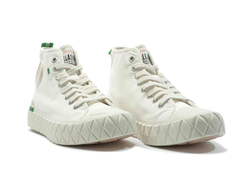 PALLA ACE CHUKKA ORGANIC CREAM WHITE - Palladium