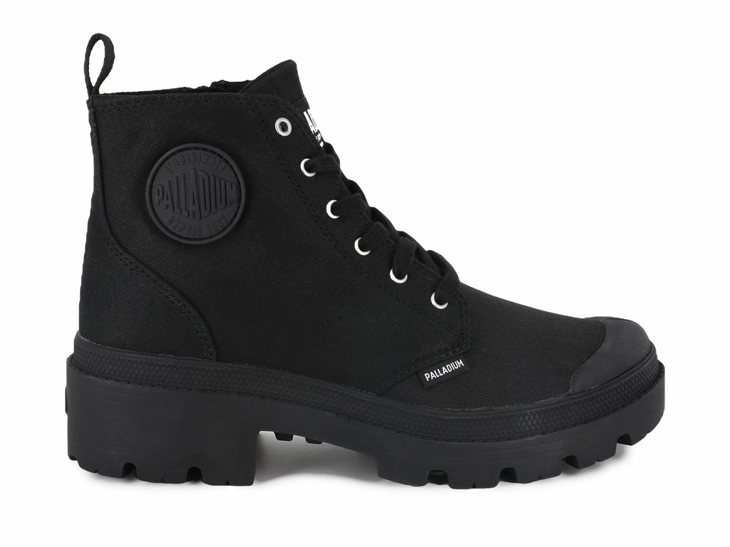 PALLABASE TWILL BLACK/BLACK - Palladium
