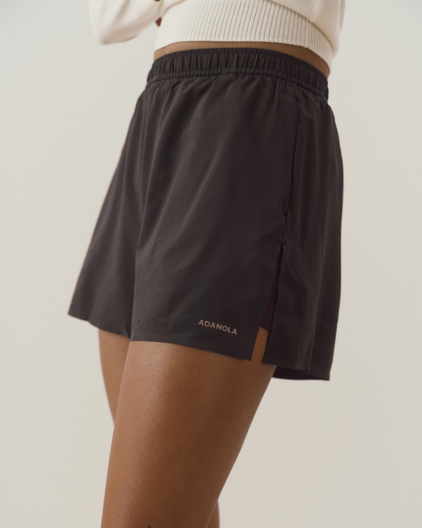 Active Hybrid Shorts - Coffee Bean