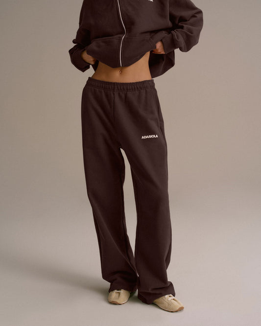 Movement Straight Leg Sweatpants - Chocolate Brown