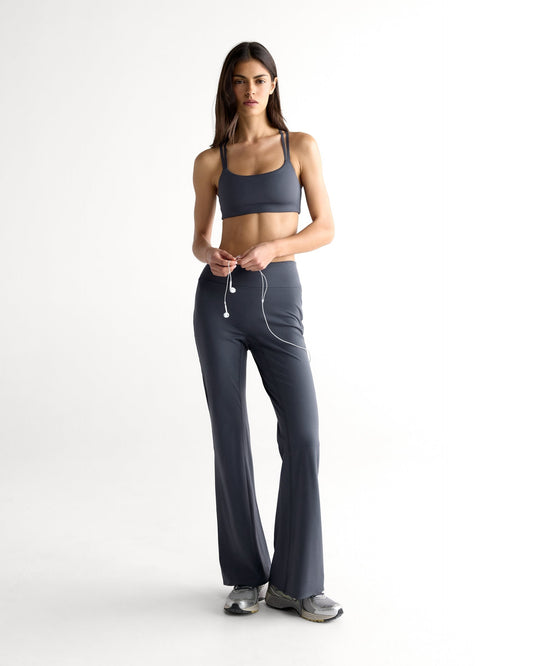 Flared Yoga Pant - Midnight Blue