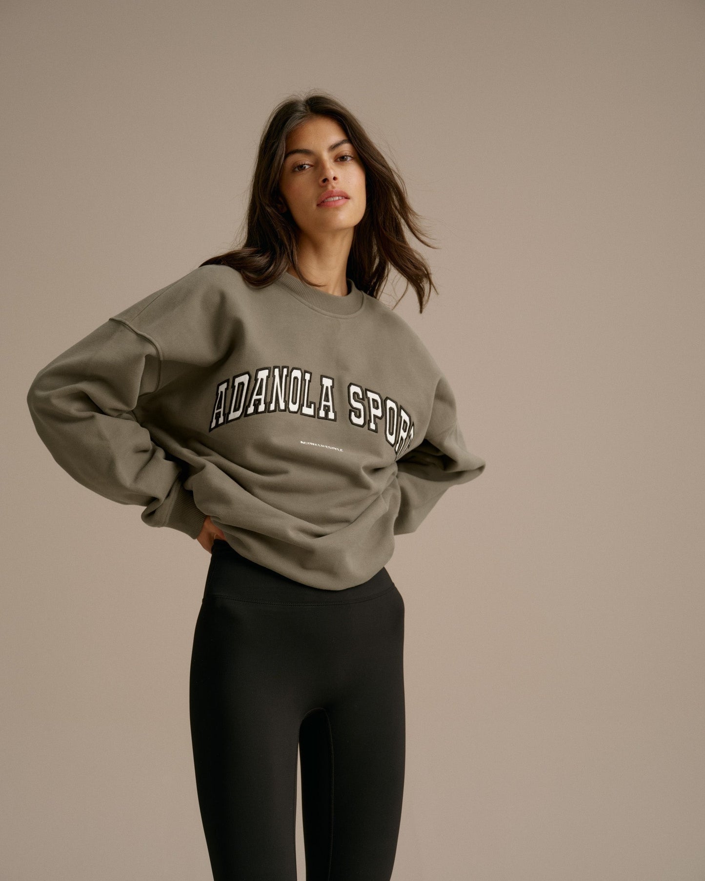 AS Oversized Sweatshirt - Olive Green