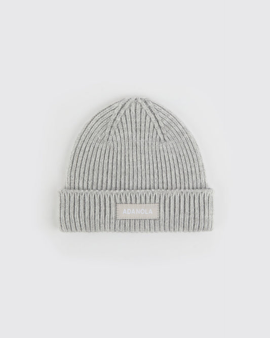 Mini Beanie - Light Grey Melange