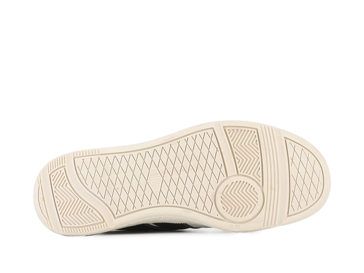 PALLACUP FLAME LTH CREAM WHITE/BLACK - Palladium