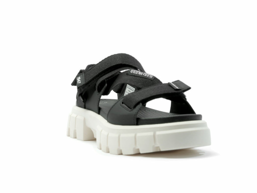 REVOLT SANDAL MONO BLACK/MARSHMALLOW - Palladium