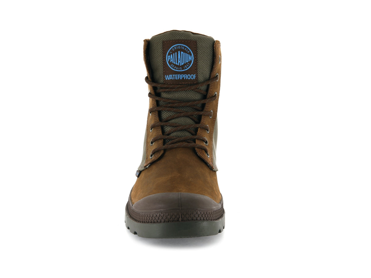 PAMPA SPORT CUFF WPN BRIDLE BROWN/MOON MIST - Palladium