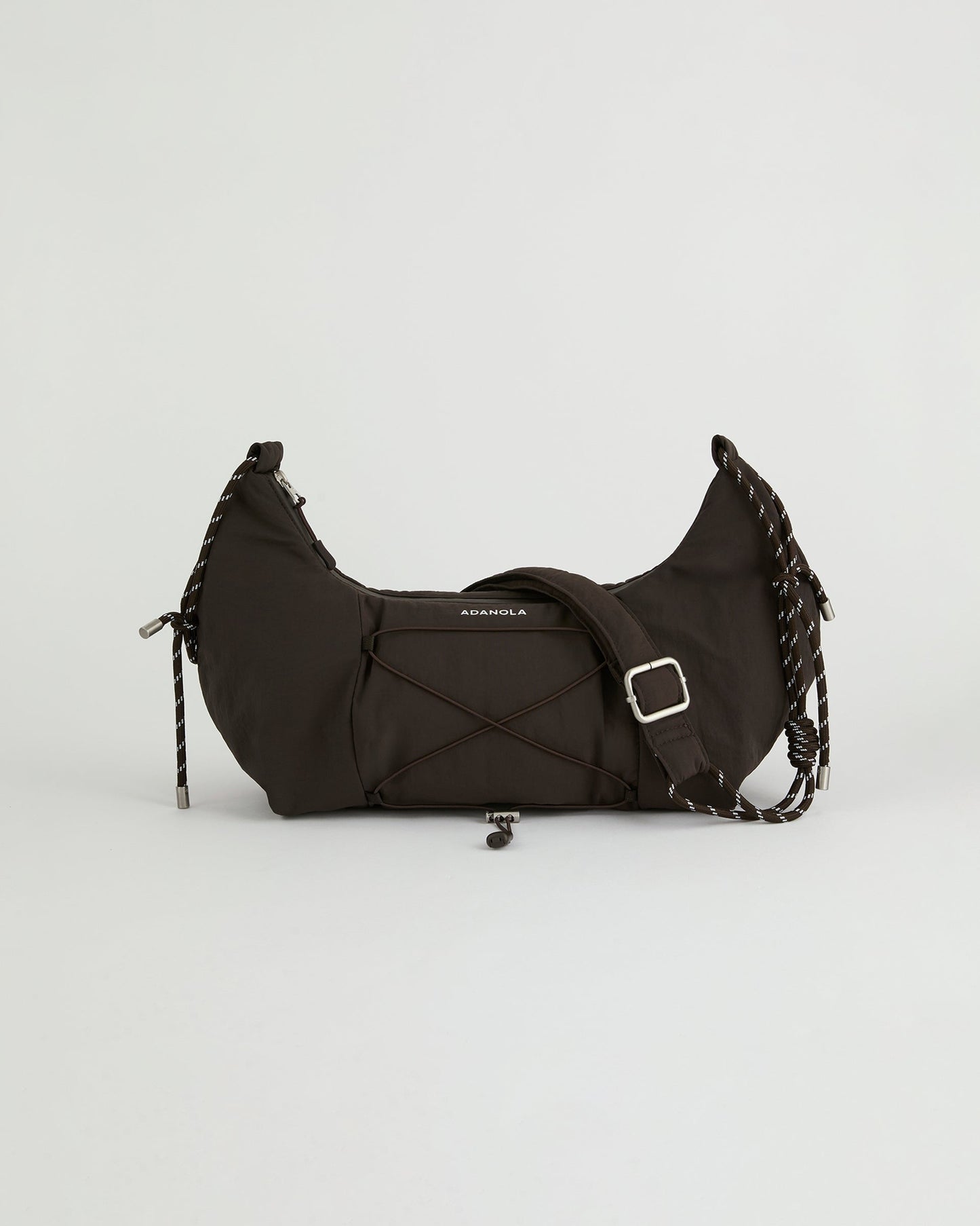Large Rope Cross Body Bag - Coffee Bean